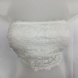 2 FOR‎ $30 HOLLISTER White Lace Bandeau (#1,273)